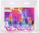 Набір анальних пробок Doc Johnson Crystal Jellies - Anal Trainer Set - Rainbow в інтим-бутику EroticToys