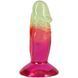 Фалоімітатор Doc Johnson Crystal Jellies - 4.5 Inch Classic Dong - Rainbow в інтим-бутику EroticToys