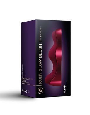Універсальний sit-on-top вібратор Rocks Off Ruby Glow Blush, пульт ДК &mdash; купити в інтим-бутику EroticToys
