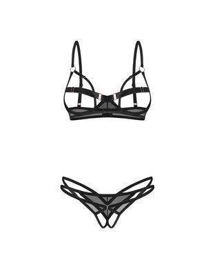 Комплект Obsessive Euridia 2-pcs crotchless set M/L &mdash; купити в інтим-бутику EroticToys