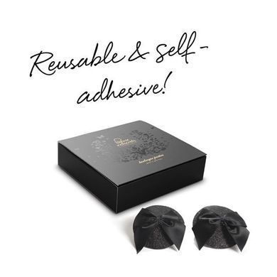 Пестіс Bijoux Indiscrets Burlesque pasties GLITTER and BOW &mdash; купити в інтим-бутику EroticToys