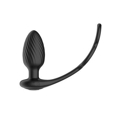 Анальна вібропробка Nexus Tornado Cock and Ball Ring обертання+вібрація, ерекційне кільце, пульт &mdash; купити в інтим-бутику EroticToys
