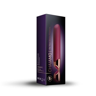 Потужний вібратор Rocks Off Chaiamo Burgundy (м'ята упаковка!!!) &mdash; купити в інтим-бутику EroticToys