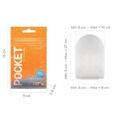 Мастурбатор TENGA Pocket Hexa-Brick &mdash; купити в інтим-бутику EroticToys
