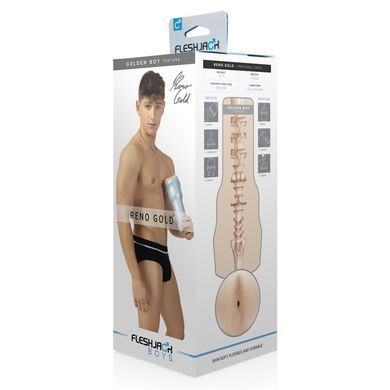 Мастурбатор-дупка Fleshjack Boys: Reno Gold Golden Boy &mdash; купити в інтим-бутику EroticToys