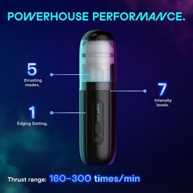 Смарт-мастурбатор Kaotik Labs The Shockwave, режим edging, імітація фрикцій &mdash; купити в інтим-бутику EroticToys