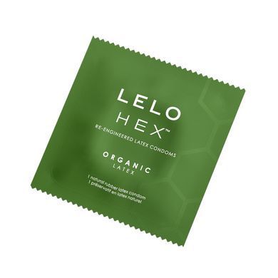 Презервативи LELO HEX Condoms Organic 36 Pack, тонкі та суперміцні &mdash; купити в інтим-бутику EroticToys