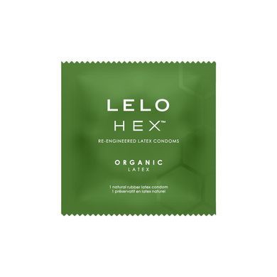 Презервативи LELO HEX Condoms Organic 36 Pack, тонкі та суперміцні &mdash; купити в інтим-бутику EroticToys
