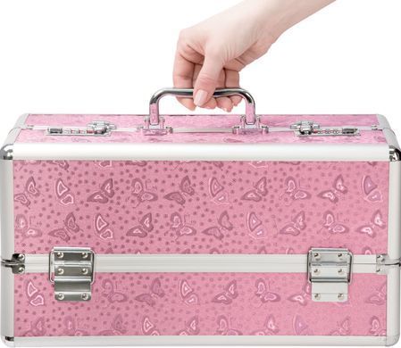 Великий кейс для зберігання секс-іграшок BMS Factory Large Lokable Vibrator Case Pink, кодовий замок &mdash; купити в інтим-бутику EroticToys