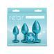 Набір анальних пробок NS Novelties Rear Assets - Trainer Kit - Iridescent Teal - Teal Gem в інтим-бутику EroticToys
