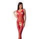 Бодістокінг Passion BS061 red, комбінезон, імітація панчіх в інтим-бутику EroticToys