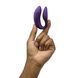 Смарт-вібратор для пар We-Vibe Chorus Purple, сенсорне керування вібраціями стисненням пульта в інтим-бутику EroticToys