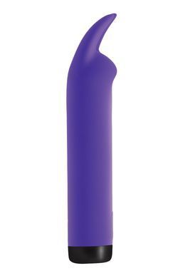 Вібратор S Pleasures Bullets Amethyst, фіолетовий, з двома відростками, 10 режимів, діаметр 2,8 см &mdash; купити в інтим-бутику EroticToys