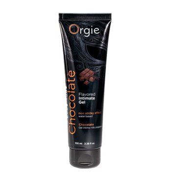 Лубрикант на водній основі Orgie Lube Tube Chocolate, 100 мл, зі смаком та ароматом шоколаду &mdash; купити в інтим-бутику EroticToys