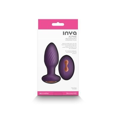 Анальна пробка з вібрацією NS Novelties INYA - Alpine - Purple &mdash; купити в інтим-бутику EroticToys