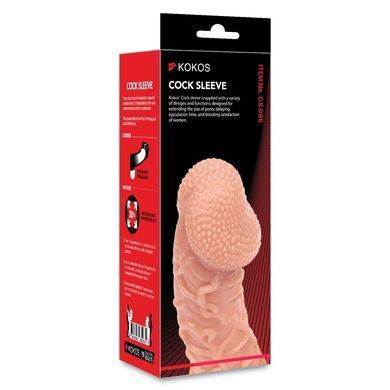 Насадка на член Kokos Cock Sleeve CS 006 M &mdash; купити в інтим-бутику EroticToys