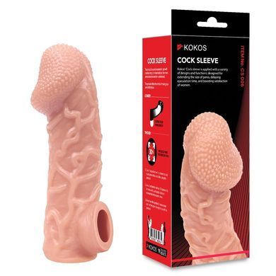 Насадка на член Kokos Cock Sleeve CS 006 M &mdash; купити в інтим-бутику EroticToys