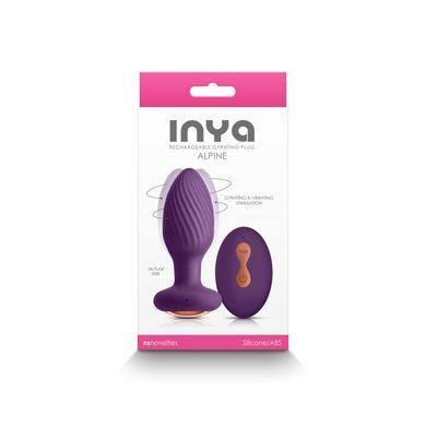 Анальна пробка з вібрацією NS Novelties INYA - Alpine - Purple &mdash; купити в інтим-бутику EroticToys