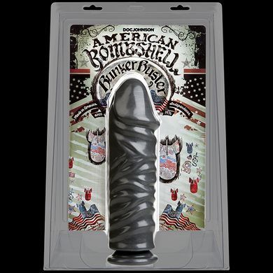Замовити анонімно: Фалоімітатор для фістингу Doc Johnson American Bombshell Bunker Buster Gun Metal, діаметр 8,1 см Фалоімітатор для фістингу Doc Johnson American Bombshell Bunker Buster Gun Metal, діаметр 8,1 см — купити в інтим-бутику EroticToys
