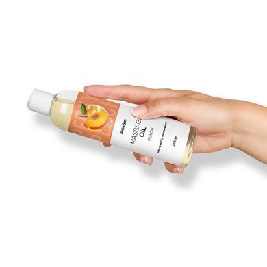 Розпродаж!!! Масажна олія Satisfyer Massage Oil Peach 250 мл (термін 30.04.2027) &mdash; купити в інтим-бутику EroticToys