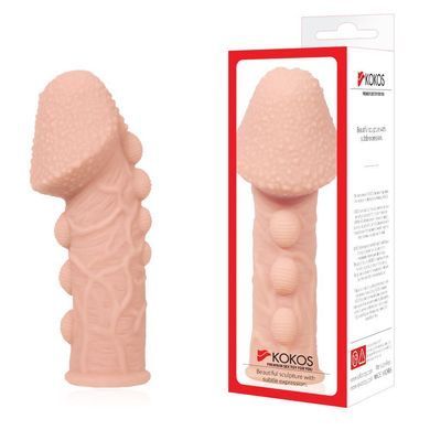 Насадка на член Kokos Extreme Sleeve ES.09 розмір M (тріснуло паковання!!!) &mdash; купити в інтим-бутику EroticToys