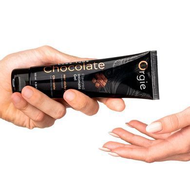 Лубрикант на водній основі Orgie Lube Tube Chocolate, 100 мл, зі смаком та ароматом шоколаду &mdash; купити в інтим-бутику EroticToys