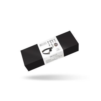 Кляп Liebe Seele Black Organosilicon Ball Gag &mdash; купити в інтим-бутику EroticToys