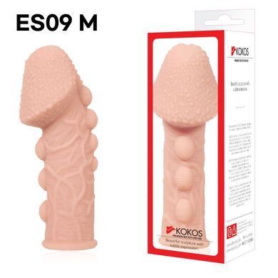Насадка на член Kokos Extreme Sleeve ES.09 розмір M (тріснуло паковання!!!) &mdash; купити в інтим-бутику EroticToys