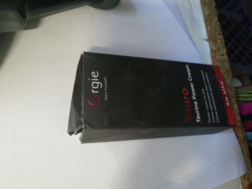 Крем для посилення ерекції Orgie Touro Power Cream, 15 мл (м'яте паковання!!!) &mdash; купити в інтим-бутику EroticToys