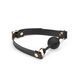 Кляп Liebe Seele Black Organosilicon Ball Gag в інтим-бутику EroticToys