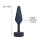 Анальна пробка Lux Active Twist Plug Small Blue в інтим-бутику EroticToys