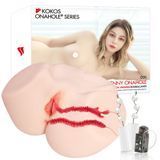 Мастурбатор Kokos 005 Jenny ONAHOLE Real Vagina 2WayPlus з вібрацією та масажем &mdash; купити в інтим-бутику EroticToys