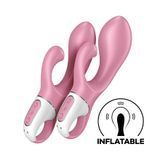 Вібратор-кролик надувний Satisfyer Air Pump Bunny 2 &mdash; купити в інтим-бутику EroticToys