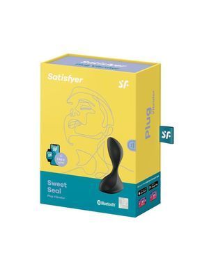 Замовити анонімно: Анальна смарт-пробка з вібрацією Satisfyer Sweet Seal Black Анальна смарт-пробка з вібрацією Satisfyer Sweet Seal Black — купити в інтим-бутику EroticToys