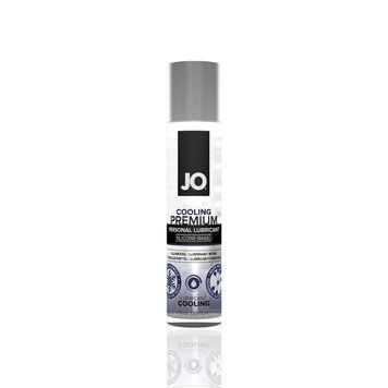 Охолоджувальний лубрикант на силіконовій основі JO PREMIUM &mdash; COOLING (30 мл) &mdash; купити в інтим-бутику EroticToys