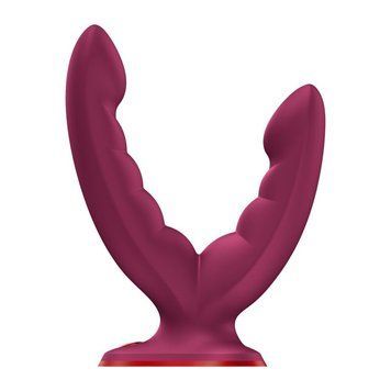 Подвійний фалоімітатор Fun Factory RYDE Wine Red (м'яте паковання!!!) &mdash; купити в інтим-бутику EroticToys