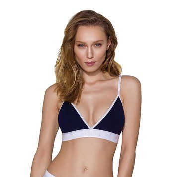 Спортивний топ з подвійними бретелями Passion PS007 TOP XL, navy blue &mdash; купити в інтим-бутику EroticToys