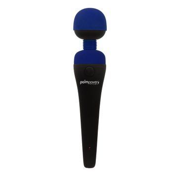 Вібромасажер PalmPower Recharge Blue, перезаряджуваний, гнучка головка, тревел-замок &mdash; купити в інтим-бутику EroticToys