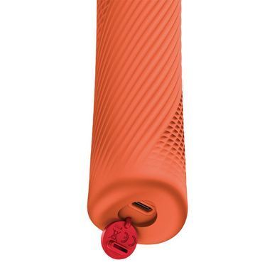 Вібромасажер Fun Factory VIM Vibrating Wand Orange, суперпотужний та легкий, до 6 годин роботи &mdash; купити в інтим-бутику EroticToys