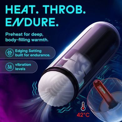 Смарт-мастурбатор Kaotik Labs The Cocoon, режим edging, пульсації, підігрів до 42 &deg;C &mdash; купити в інтим-бутику EroticToys