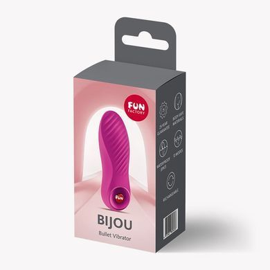 Віброкуля Fun Factory Bijou Magenta, 12 режимів, перезаряджувана &mdash; купити в інтим-бутику EroticToys