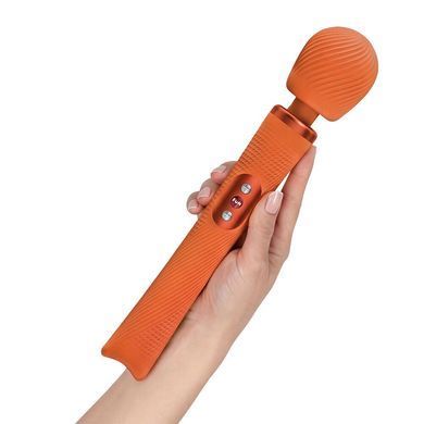 Вібромасажер Fun Factory VIM Vibrating Wand Orange, суперпотужний та легкий, до 6 годин роботи &mdash; купити в інтим-бутику EroticToys