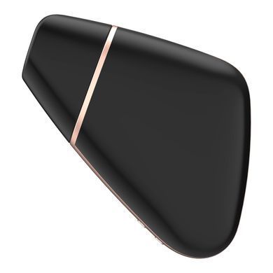 Вакуумний кліторальний стимулятор Satisfyer Love Triangle Black з керуванням через інтернет &mdash; купити в інтим-бутику EroticToys
