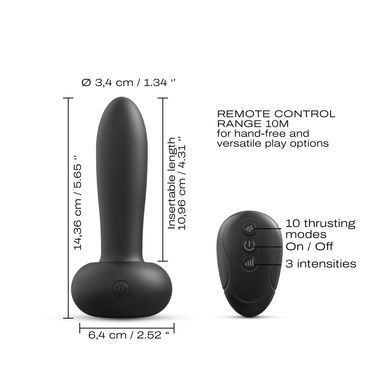 Універсальний пульсатор Dorcel DEEP THRUST, пульт ДК &mdash; купити в інтим-бутику EroticToys