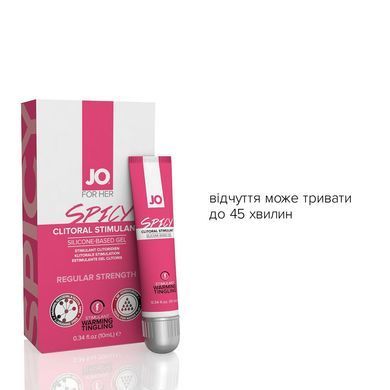 Збуджувальний гель для клітора JO SPICY WARMING (10 мл), розігрівальний &mdash; купити в інтим-бутику EroticToys