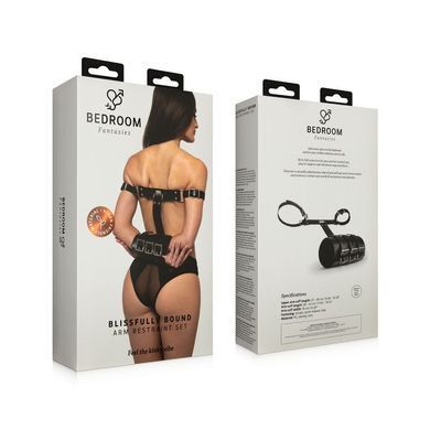 Замовити анонімно: Фіксатор Bedroom Fantasies Blissfully Bound Arm Restraint Set - Black Фіксатор Bedroom Fantasies Blissfully Bound Arm Restraint Set - Black — купити в інтим-бутику EroticToys