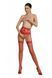 Еротичні колготки-бодістокінг Passion ECO S009 red в інтим-бутику EroticToys