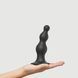 Насадка для страпона Strap-On-Me Dildo Plug Beads Black M в інтим-бутику EroticToys