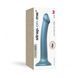 Насадка для страпону Strap-On-Me Mono Density Dildo M Blue, діам. 3,3 см, одношаровий силікон, гнучк в інтим-бутику EroticToys