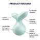 Мінівібромасажер Satisfyer Viva la Vulva 3 Mint в інтим-бутику EroticToys
